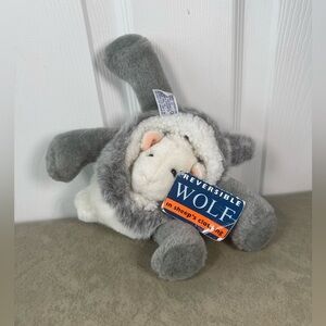Vintage Mary Meyer 1994 Wolf in Sheep’s Clothing Reversible Plush Mini NWT